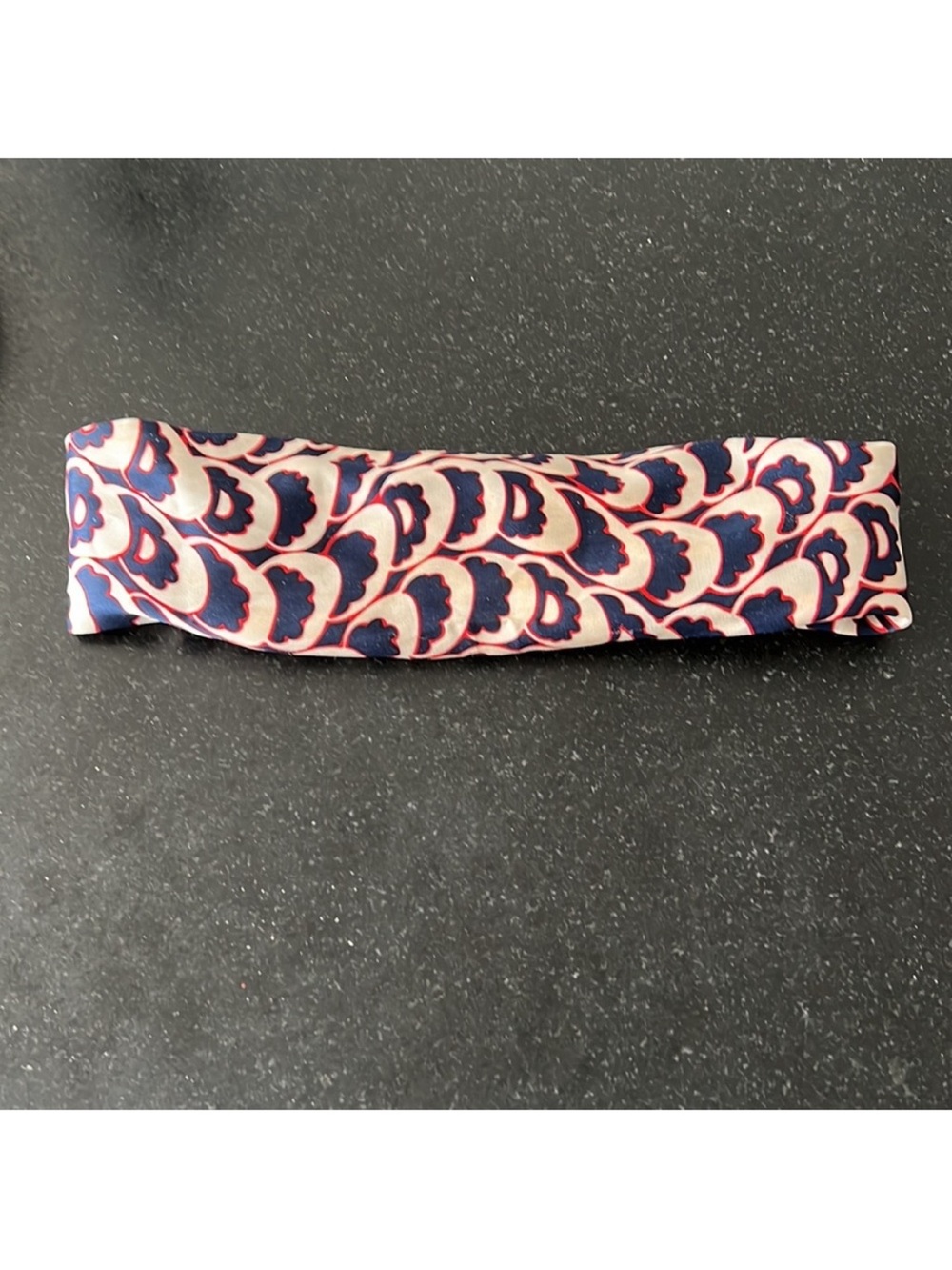 Zara printed silk headband
